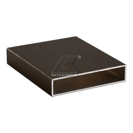 Buy Bronze Extruded Aluminum Profiles / Aluminium Extrusion Tube Anodized Tube at wholesale prices