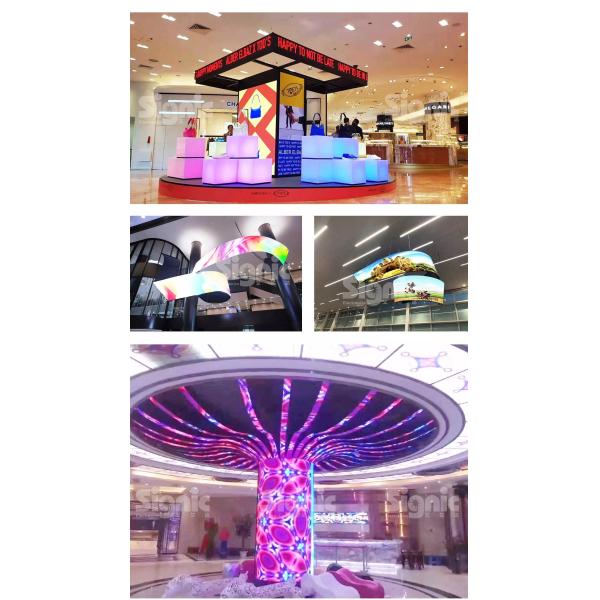 HD High Brightness Car LED Display P3 IP65 Waterproof Energy Saving