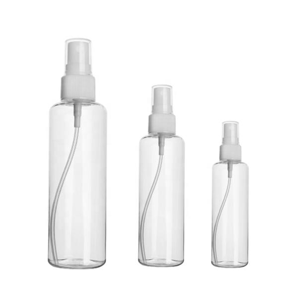 1oz 2oz Sloping Shoulder Amber Color Refillable Plastic Bottle Shower Gel Container