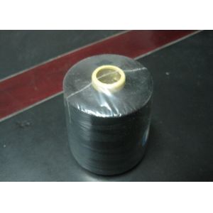 Quality Black Polyester Coats Sewing Thread High Tenacity , Small Cones for sale