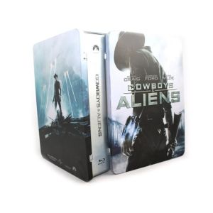 rectugular double cover DVD tins