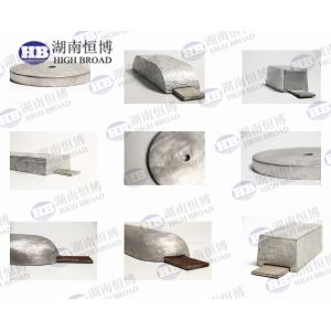 Equilibrium Potential Surface Magnesium Rod , Magnesium Alloy Sacrificial Anode