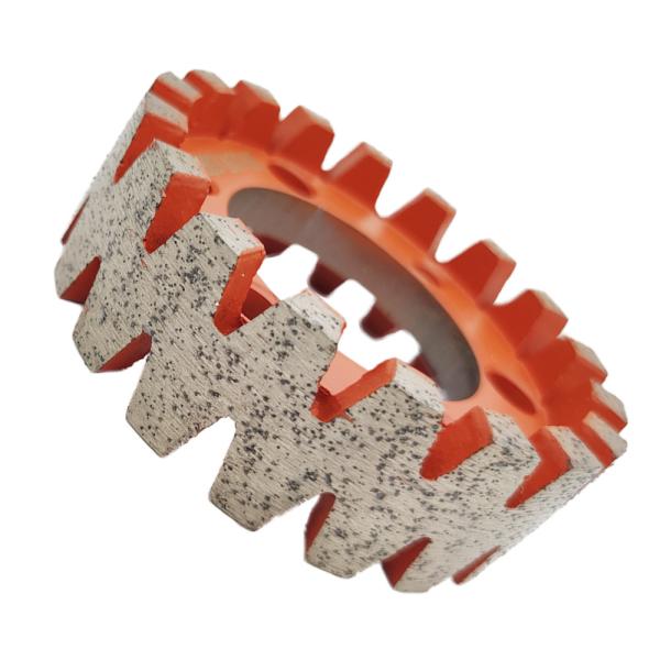 Buy European Segmented CNC Stubbing Milling Wheel for Continuous Diamond Stone Stubbing at wholesale prices