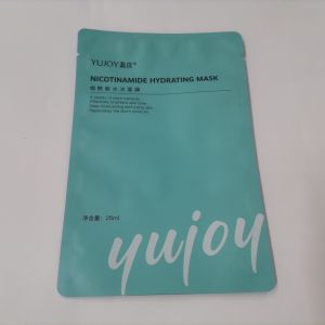 China Aluminized Material 3 Side Seal Bags Mask Packaging With Tear on sale