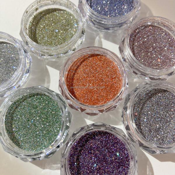 8 Colors Super Glitter Crystal Tiny Diamond Powder Nail Art Decoration Accessory