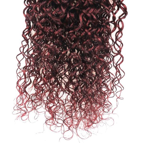 #T1B/99J Kinky Curly Remy Human Hair Bundles Sew In Weave Bundles Brazilian Bundle Deals