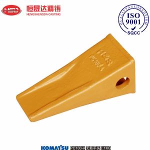 PC100RC PC100 Excavator Rock Bucket Teeth Precision Casting