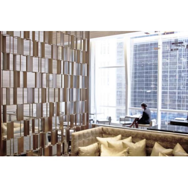 Buy Gold Stainless Steel Partition For Column Cover/Cladding at wholesale prices