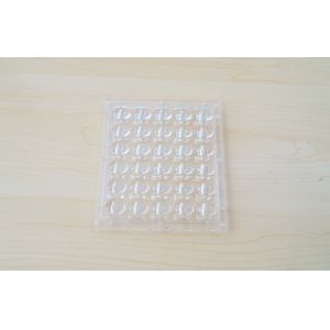 Quality Rectangle Waterproof LED Street Light Lens / 30W PC Optical Led Lens Array for sale