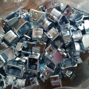 Custom Metal Cable Clamp / Fastener Clip – Precision Stamped, Anti-Loosening,