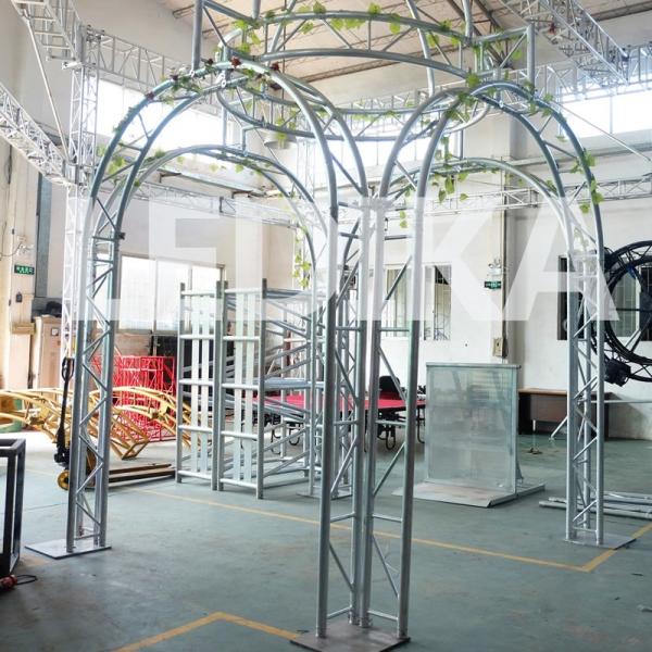 Buy Galvanized Aluminum Roof Truss Stand Frame Display 4000mm Length at wholesale prices