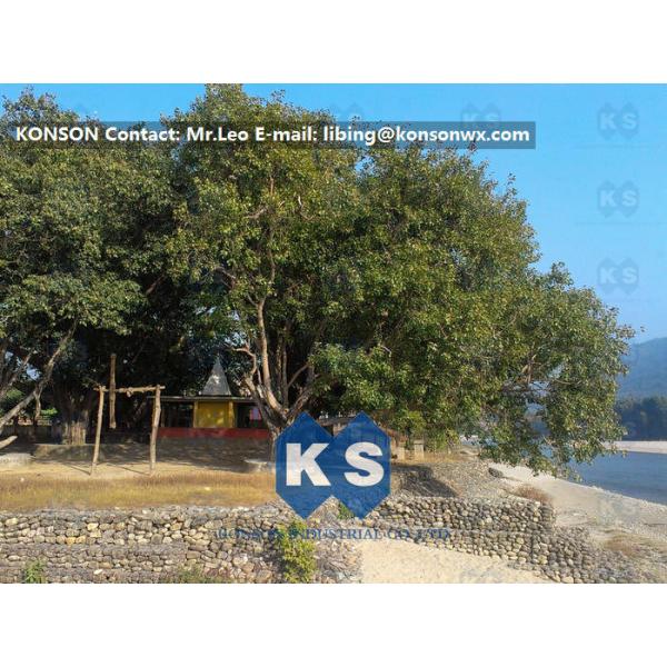 Automated Stop Gabion Mesh Machine For 2.2mm Galvanized Wire Gabion Mattress