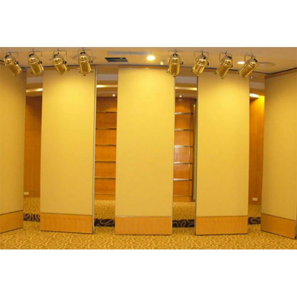 POM Hanging Wheels Sliding Wall Divider 95mm Operable Folding Wall Panels