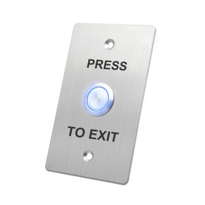 Stainless Steel Door Release Push to Exit Button with LED Indication