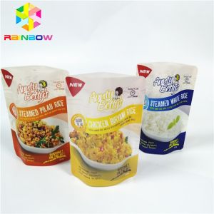 Customized Plastic Stand Up Pouch , Aluminium Foil Pouch Logo Heat Resistant