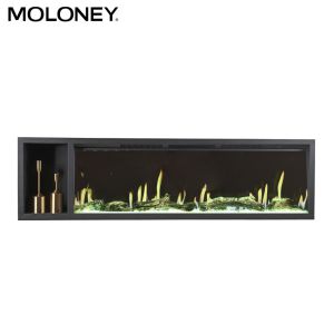 47inch Flush Mount Electric Fireplace No Heat Removeable Glass