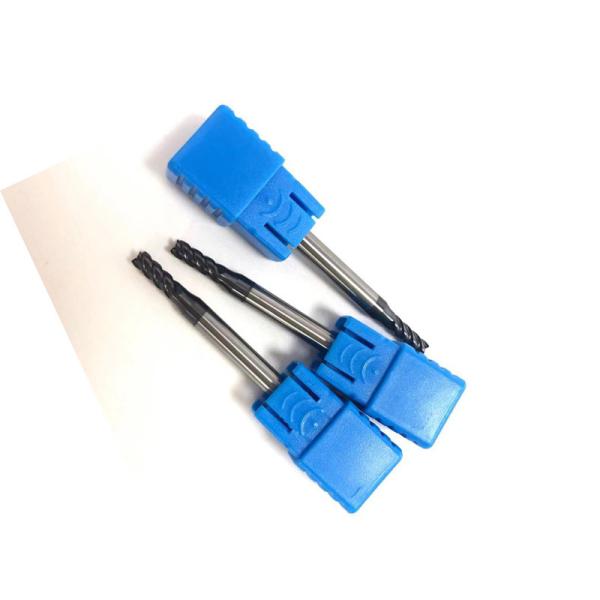 Solid Tungsten Carbide 2 Flute D3 Carbide Square End Mill For Hardened Steel