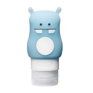 Easy To Refill Empty Travel Containers , No Drip Valve Silicone Shampoo Bottles