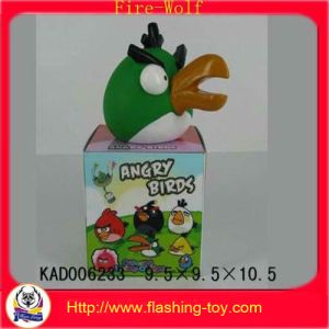 Colorful LED Flashing Toy Light PVC Bird toy for hotel, home, party decoration