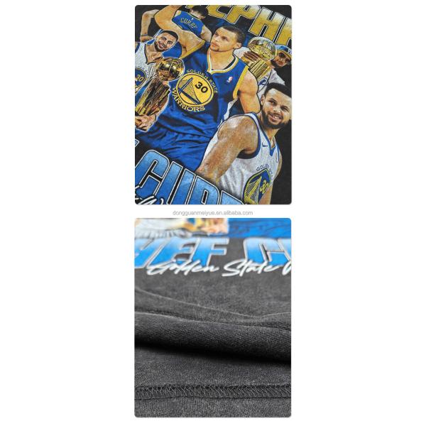 Wholesale Unisex Bulk Dtg Print Vintage T-Shirt Men 100% Cotton Tee Acid Wash T Shirt Streetwear Sun Faded T Shirt for Men