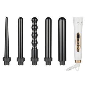 Professional Interchangeable Ceramic Curler Set 5 in 1 49W