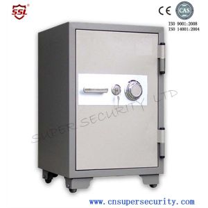 Quality Government 120 Minutes Fireproof Document Safe Cabinet box with 2 Steel Live Action Draw Bolts / 1 Drawer for banks for sale