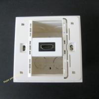 China Bravo HDMI Socket Wall Panel Connector White Color 86x86mm In Stock For Sale for sale