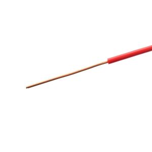 300/500V PVC Insulation Solid Core BV 1X0.5mm2 Red Electrical Wire for Powering