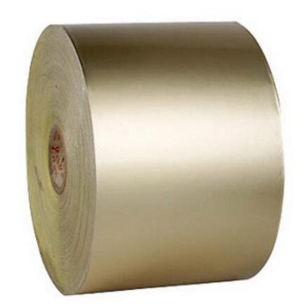 Buy 1080mm Matte Gold Aluminum 8000T Foil Paper Labels at wholesale prices