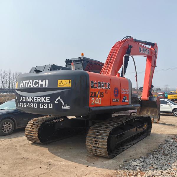 Factory Sale Used Hitachi zx240 Backhoe Excavator 24 Ton Hydraulic Backhoe Machine for Construction