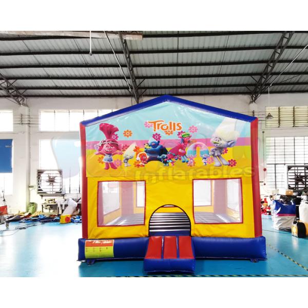 0.55mm PVC Blow Up Bounce House For Amusement Park