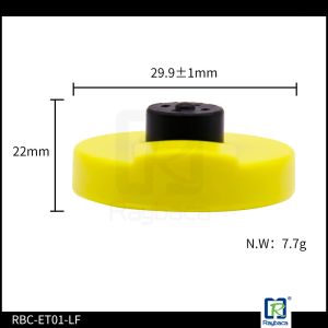 Pig / Swine/ Hog RFID Replacement Ear Tags LF / UHF Small Size With Laser