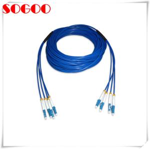 Quality Indoor Armoured Fiber Patch Cord Jumper Lc/Upc - Lc/Upc Armored 2 Core Lszh for sale