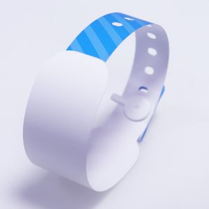 Rectangle Shape Hospital Patient Wristband Disposable ID Bracelet