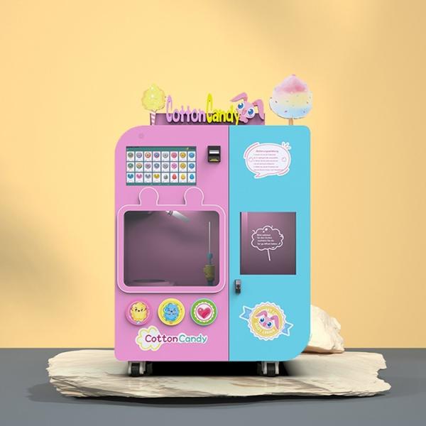 Buy CE ROHS Fairy Floss Vending Machine 220V SDK Fully Automatic at wholesale prices