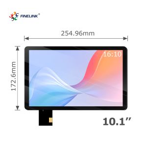 Custom PCAP Capacitive Touch Screen 10.1 Inch 172.6mm Width