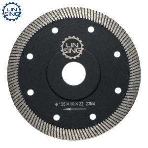 115mm Mesh Thin Turbo Disc Porcelain Ceramics Diamond Tools Cutting Disc Cutter