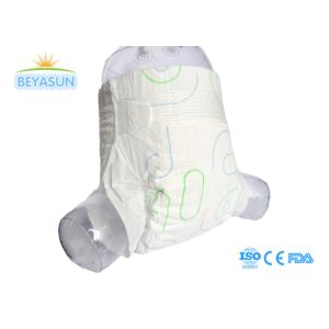 China Breathable Baby Disposable Diapers With Magic Tape Elastic Waisband on sale