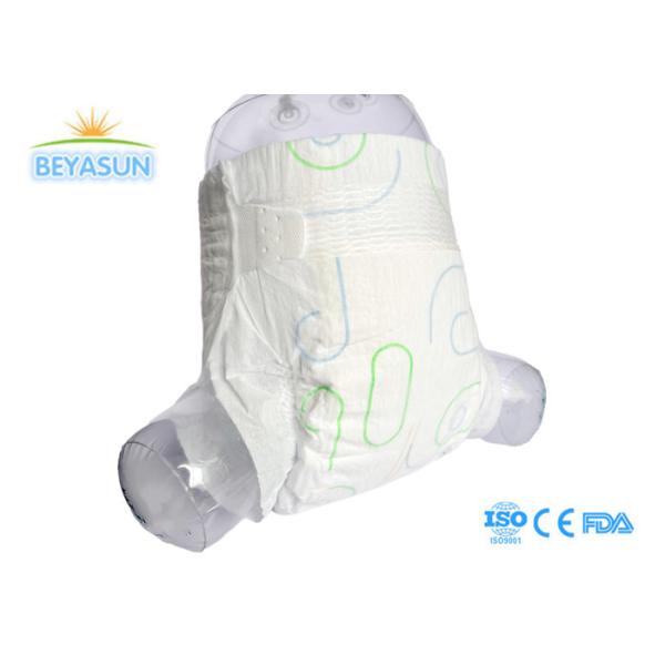 Buy Breathable Baby Disposable Diapers With Magic Tape Elastic Waisband at wholesale prices