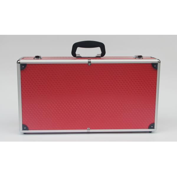 Buy Red Aluminum Carrying Case , Light Weight Aluminium Hard Case With Foam at wholesale prices