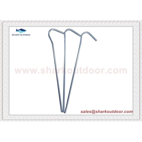 Camping galvanized steel round wire tent peg stake