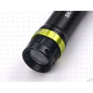 Aluminum Alloy 130Lm CREE LED Flashlight Torch With Adjustable Focus Zoom