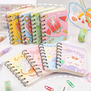 Portable My Melody Anime Figure Coil Loose Leaf Notebook Journal Mini Book A7