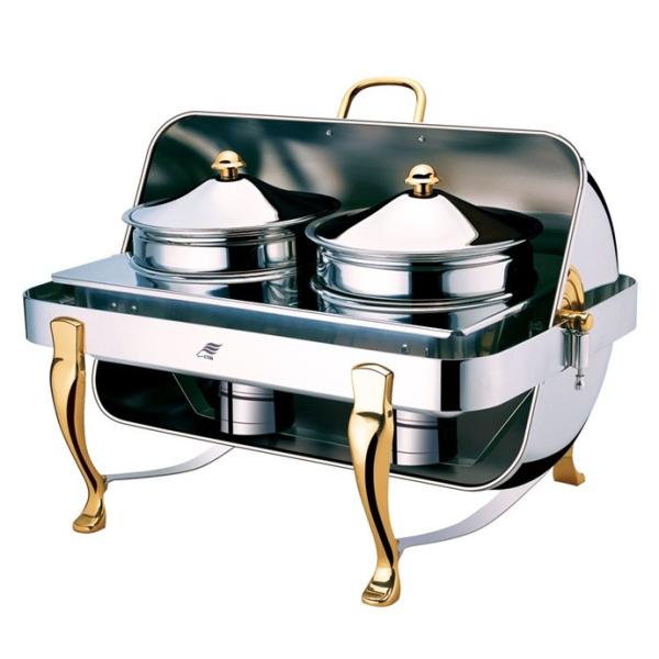 Buy High quality Rectangle roll top chafing dishRectangle soup station at wholesale prices