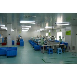 Orange PP/SMS Disposable Protective Coveralls With Elastic Cuff Wrists And