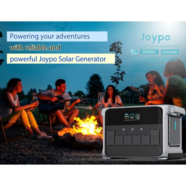 Indoor Outdoor 2160Wh LiFePO4 Lithium Cell Portable Solar Power Station with 2400W 4800W Capacity