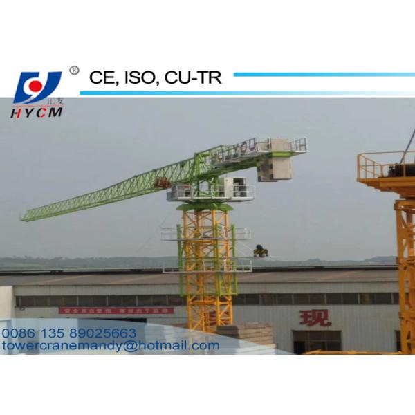 380V/60Hz Hydraulic Tower Crane 60m Arm Topless Types of Tower Crane 11.7m Counter Jib Electric Tower Crane
