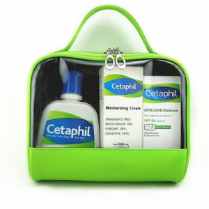 Large Capacity Clear Cosmetic & Toiletry Bags PVC For Travel