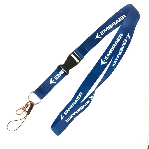 Buy Reinforced Custom Logo Lanyards Safety Buckle Reflective Strap Company Branded Lanyards at wholesale prices
