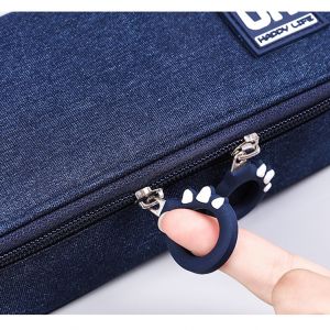 Multifunctional Storage Pencil Case Fashion Canvas Stationery Bag for Schools